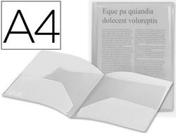 Carpeta Liderpapel Dossier Dos Bolsas 35584 Polipropilenodin A4 Incolora