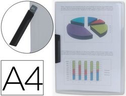 Carpeta Liderpapel Dossier Pinza Lateral 35445 Polipropileno Din A4 Incolora 30 Hojas Pinza Giratoria