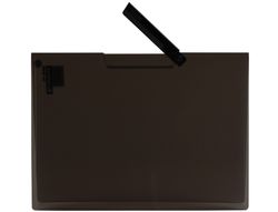 Carpeta Liderpapel Dossier Pinza Lateral 35485 Polipropileno Din A4 Negra 30 Hojas Pinza Giratoria