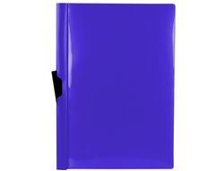 Carpeta Liderpapel Dossier Pinza Lateral 45302 Polipropileno Din A4 Azul 30 Hojas Pinza Deslizante