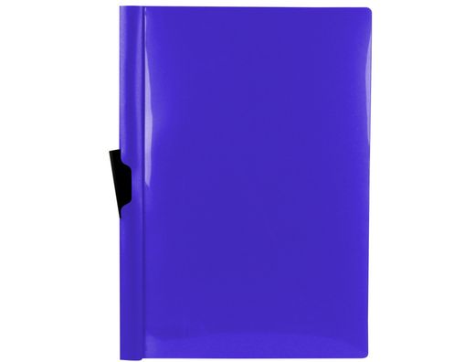 Carpeta Liderpapel Dossier Pinza Lateral 45302 Polipropileno Din A4 Azul 30 Hojas Pinza Deslizante