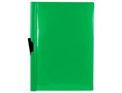 Carpeta Liderpapel Dossier Pinza Lateral 45323 Polipropileno Din A4 Verde 60 Hojas Pinza Deslizante