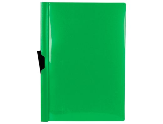 Carpeta Liderpapel Dossier Pinza Lateral 45323 Polipropileno Din A4 Verde 60 Hojas Pinza Deslizante
