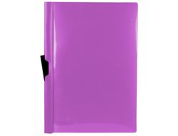 Carpeta liderpapel dossier pinza lateral polipropileno din a4 lavanda opaco 30 hojas pinza deslizante