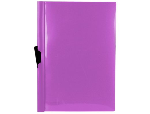 Carpeta liderpapel dossier pinza lateral polipropileno din a4 lavanda opaco 30 hojas pinza deslizante