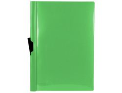Carpeta liderpapel dossier pinza lateral polipropileno din a4 verde manzana opaco 30 hojas pinza deslizante