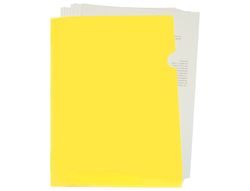 Carpeta liderpapel dossier u ero polipropileno din a4 amarillo fluor opaco 20 hojas