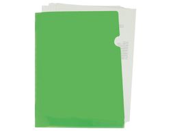 Carpeta liderpapel dossier u ero polipropileno din a4 verde manzana opaco 20 hojas