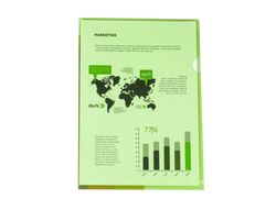 Carpeta Liderpapel Dossier Uñero 44003 Polipropileno Din A4 Verde 20 Hojas