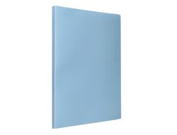 Carpeta liderpapel escaparate 10 fundas polipropileno DIN A4 celeste opaco