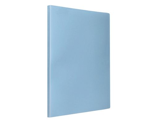 Carpeta liderpapel escaparate 10 fundas polipropileno DIN A4 celeste opaco