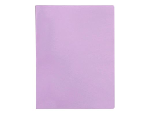Carpeta liderpapel escaparate 10 fundas polipropileno DIN A4 lavanda opaco
