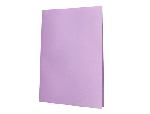 Carpeta liderpapel escaparate 10 fundas polipropileno DIN A4 lavanda opaco