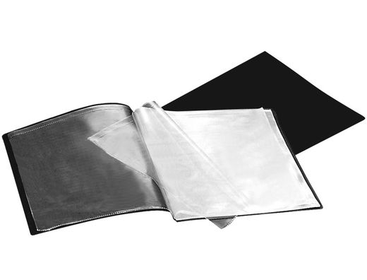 Carpeta Liderpapel Escaparate 37925 30 Fundas Polipropileno Din A4 Negra