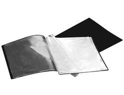 Carpeta Liderpapel Escaparate 37935 40 Fundas Polipropileno Din A4 Negra