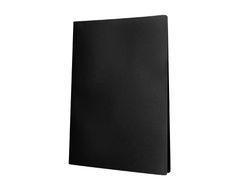 Carpeta liderpapel escaparate 40 fundas polipropileno din a3 negro opaco