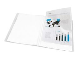Carpeta liderpapel escaparate 40 fundas polipropileno din a3 transparente translucido