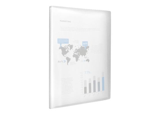Carpeta liderpapel escaparate 40 fundas polipropileno din a3 transparente translucido