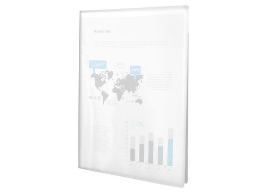 Carpeta liderpapel escaparate 40 fundas polipropileno din a3 transparente translucido