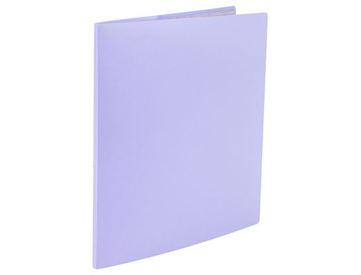 Carpeta liderpapel escaparate 60 fundas polipropileno DIN A4 lavanda opaco