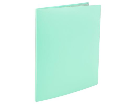 Carpeta liderpapel escaparate 60 fundas polipropileno DIN A4 verde manzana opaco