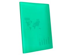 Carpeta liderpapel escaparate 60 fundas polipropileno DIN A4 verde translucido
