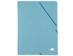 Carpeta Liderpapel Gomas A3 3 Solapas Carton Prespan Verde