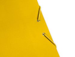 Carpeta liderpapel gomas folio 3 solapas carton plastificado color amarillo