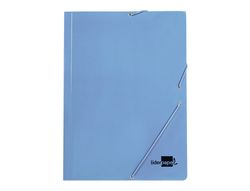 Carpeta liderpapel gomas folio 3 solapas carton plastificado colores pasteles surtidos