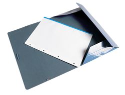Carpeta liderpapel gomas folio 3 solapas carton plastificado colores pasteles surtidos