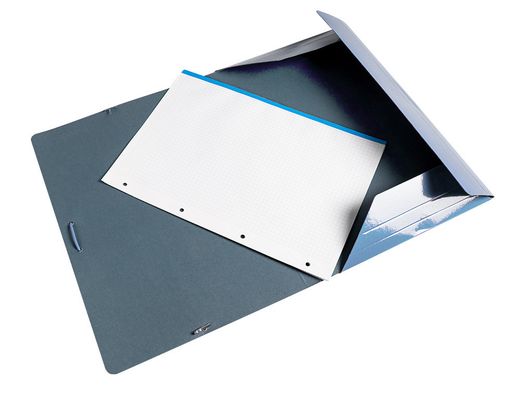 Carpeta liderpapel gomas folio 3 solapas carton plastificado colores pasteles surtidos
