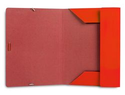 Carpeta Liderpapel Gomas Folio 3 Solapas Carton Plastificado Colores Surtidos