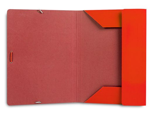 Carpeta Liderpapel Gomas Folio 3 Solapas Carton Plastificado Colores Surtidos