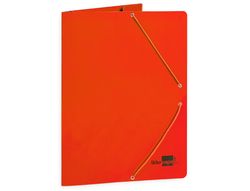 Carpeta Liderpapel Gomas Folio 3 Solapas Carton Plastificado Colores Surtidos