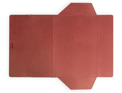 Carpeta Liderpapel Gomas Folio 3 Solapas Carton Plastificado Colores Surtidos