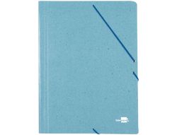 Carpeta Liderpapel Gomas Folio 3 Solapas Carton Prespan Verde