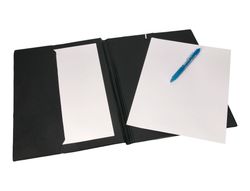 Carpeta Liderpapel Gomas Folio Sencilla Pvc Azul