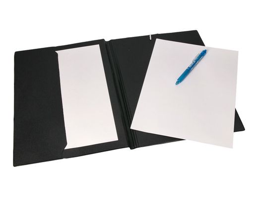 Carpeta Liderpapel Gomas Folio Sencilla Pvc Azul