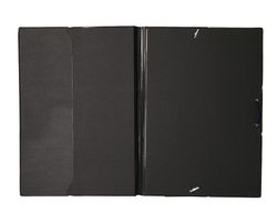 Carpeta Liderpapel Gomas Folio Sencilla Pvc Azul