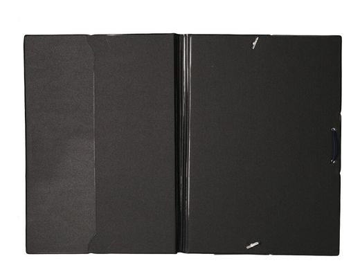 Carpeta Liderpapel Gomas Folio Sencilla Pvc Azul