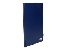 Carpeta Liderpapel Gomas Folio Sencilla Pvc Azul