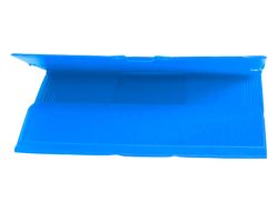 Carpeta Liderpapel Gomas Plastico Folio Solapa Color Celeste