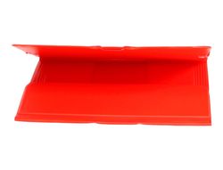 Carpeta Liderpapel Gomas Plastico Folio Solapa Color Rojo