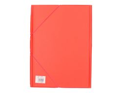 Carpeta Liderpapel Gomas Plastico Folio Solapa Color Rojo