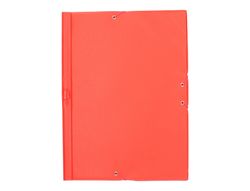 Carpeta Liderpapel Gomas Plastico Folio Solapa Color Rojo