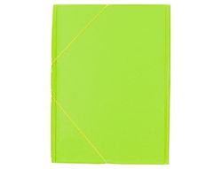 Carpeta Liderpapel Gomas Plastico Folio Solapa Color Verde Pistacho