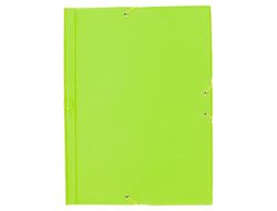 Carpeta Liderpapel Gomas Plastico Folio Solapa Color Verde Pistacho