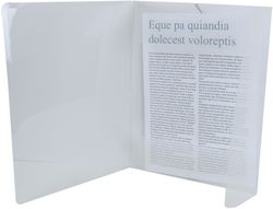 Carpeta Liderpapel Gomas Solapas 34964 Polipropileno Din A4 Incolora