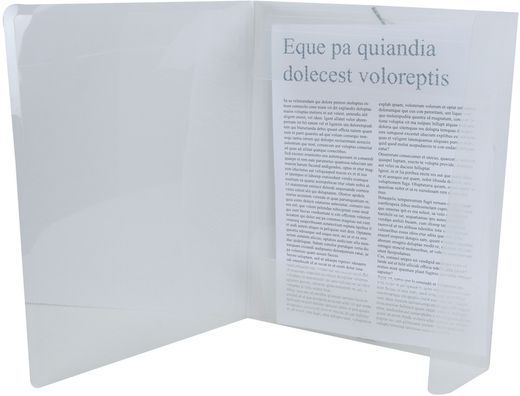 Carpeta Liderpapel Gomas Solapas 34964 Polipropileno Din A4 Incolora