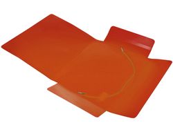 Carpeta Liderpapel Gomas Solapas 34970 Polipropileno Din A5 Roja